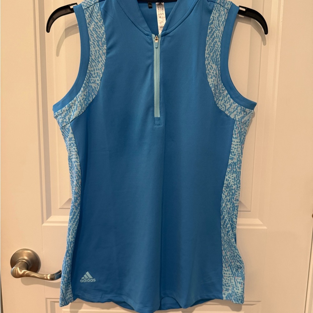 Adidas Ultimate 365 Women's Vibrant Blue Sports / Golf Tank Top Sz S $10
